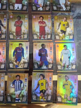 Set completo de limited edition Match attax 21/22