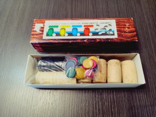 Antiguo Juego Parchís y Damas Madera