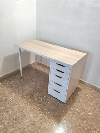 Escritorio Lagkapten con Cajonera Álex  Ikea