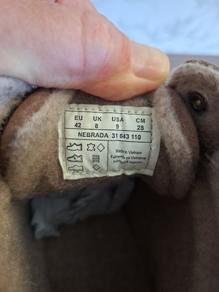 GANT Nebrada, botas forrados con lana, talla 42