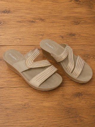 Sandalias de mujer color beige talla 37