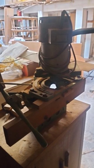 Máquina para hacer persianas sicilianas