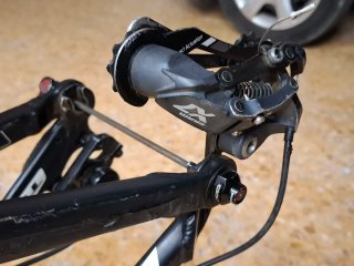 Cuadro bici con doble suspensión