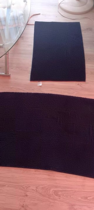 2 Nuove Tappeti da Bagno Blu Marina
