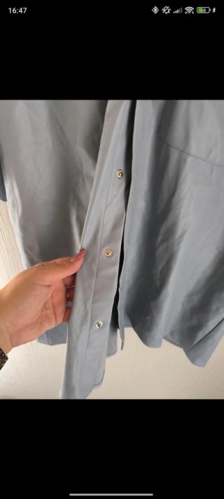 Camisa cuero ecológico sintético hombre