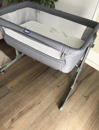 Cuna culecho chicco gris
