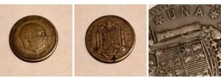 Una 1 peseta 1947 estrella 48