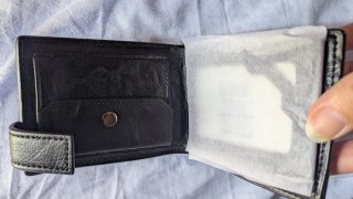 Cartera de piel