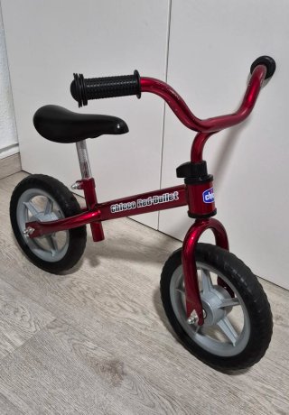 Bicicleta sin pedales Chicco Red Bullet Roja