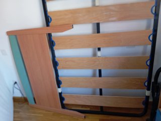 Cabecero, somier y colchón de 90