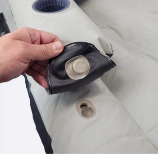Colchón Hinchable Queen Size con Respaldo Integrad