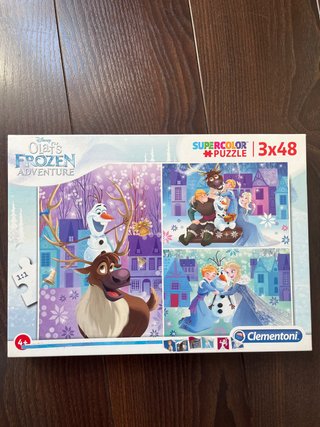 Puzzle Frozen Olaf 3x48 Clementoni