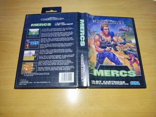 MERCS Mega Drive Megadrive PAL Completo