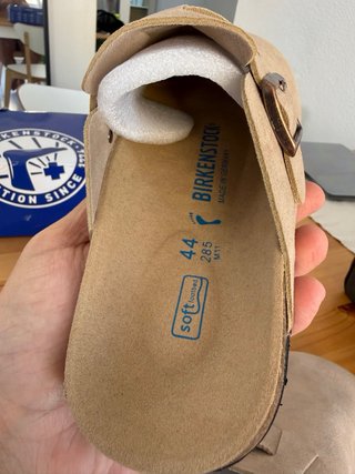 Sandalias Birkenstock Boston Beige Talla 44