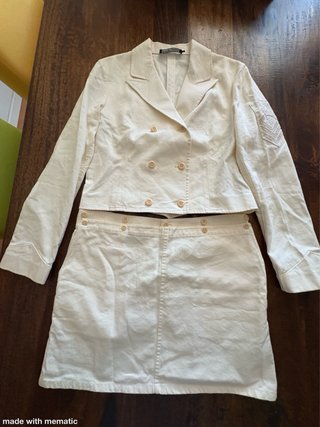 Traje chaqueta Ralph Lauren Beige Vintage