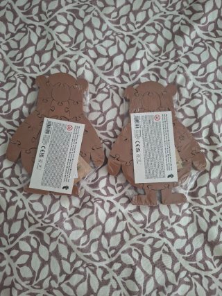 Lote 2 puzzles oso abecedario nuevos