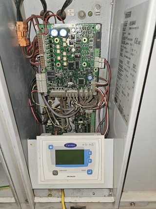 Carrier, enfriadora 149 kw, bomba calor