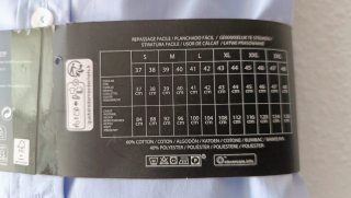 Camisa azul TALLA 37-38 NUEVO A ESTRENAR