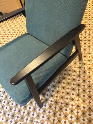 Sillón EKENÄSET de IKEA verde. Prácticamente nuevo