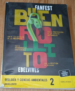 Libro de geología edelvives de 2° bachillerato.