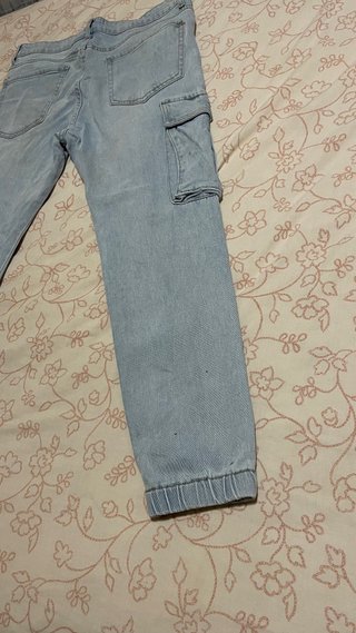 Vaqueros cargo FIXMAN azul claro .