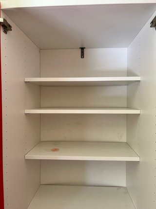 Armario Infantil IKEA STUVA Rojo con Baldas+Barra
