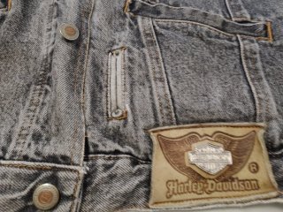 Cazadora vaquera Harley Davidson