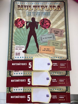 Libros texto 5o (Ingles, matemáticas y religión)