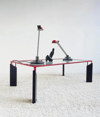Mesa de centro estilo MEMPHIS. Vintage, 80s.