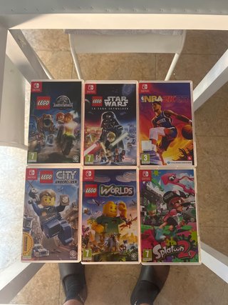 lote de juegos nintendo switch