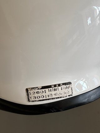 Casco Shoei NXR Blanco Talla XS