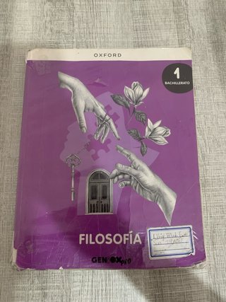 Filosofía 1º Bachillerato. Libro del estudiante...