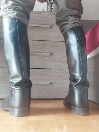 Stivali moto uomo pelle tg 42