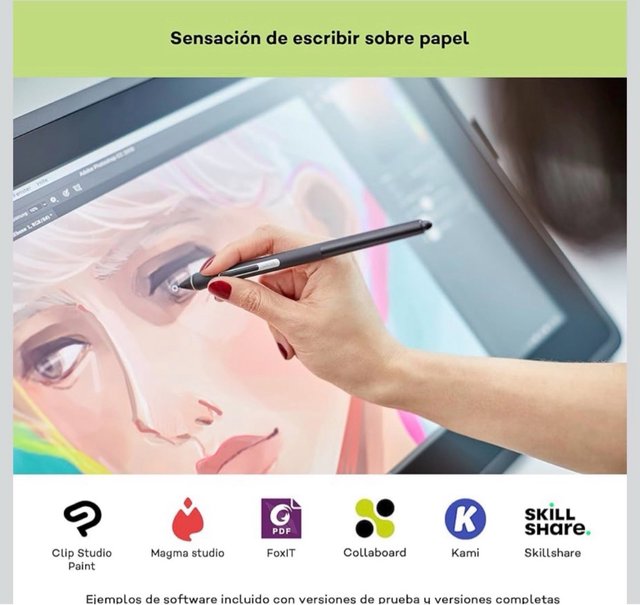 Wacom Cintiq 22 DTK2260K0A - Monitor Interactivo - miniatura 5
