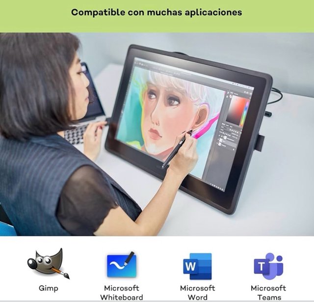Wacom Cintiq 22 DTK2260K0A - Monitor Interactivo - miniatura 6