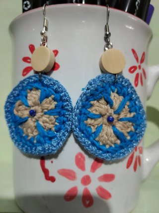 Pendientes crochet étnicos
