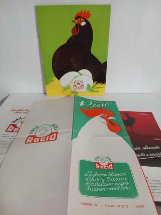 Lote Publicitario Granja Rocío Gallinas Huevos