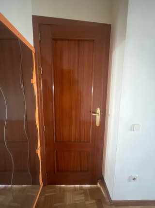 Puerta de madera interior