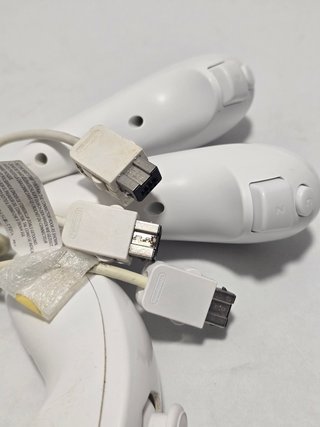 3 nunchuk blanco originales nintendo wii