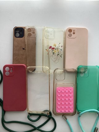 PACK 8 Fundas iPhone 12