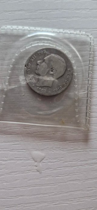 3 monedas de plata españolas 1882 y 1903