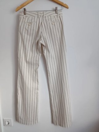 Pantalón de rayas mujer