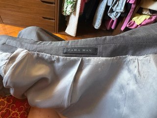 Traje Zara Gris Talla 58