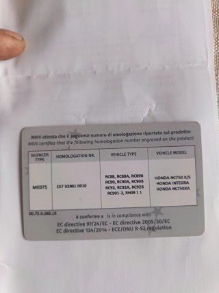 Escape MIVV homologado