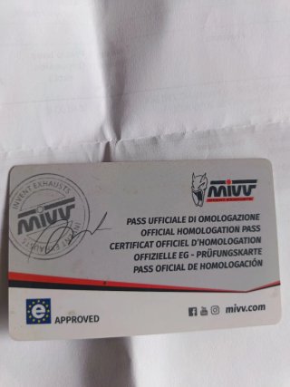Escape MIVV homologado