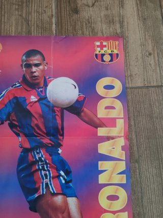 Póster Ronaldo futbol club Barcelona
