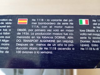 HEINKEL HE-111B - ESPAÑA - MAQUETA 1/72 RODEN