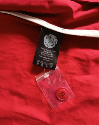 Pretty Green vintage chaqueta harrington roja XXL