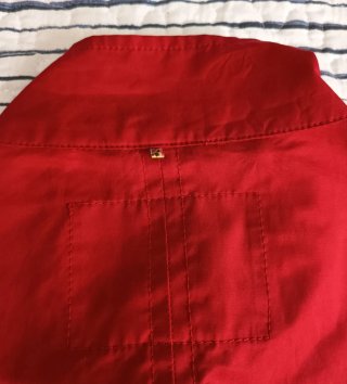 Pretty Green vintage chaqueta harrington roja XXL
