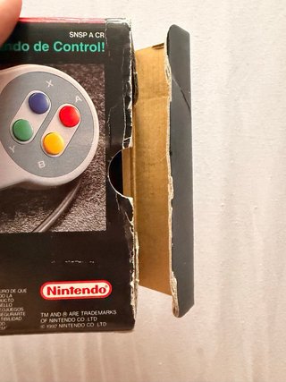 Controller box per Super Nintendo con manuale